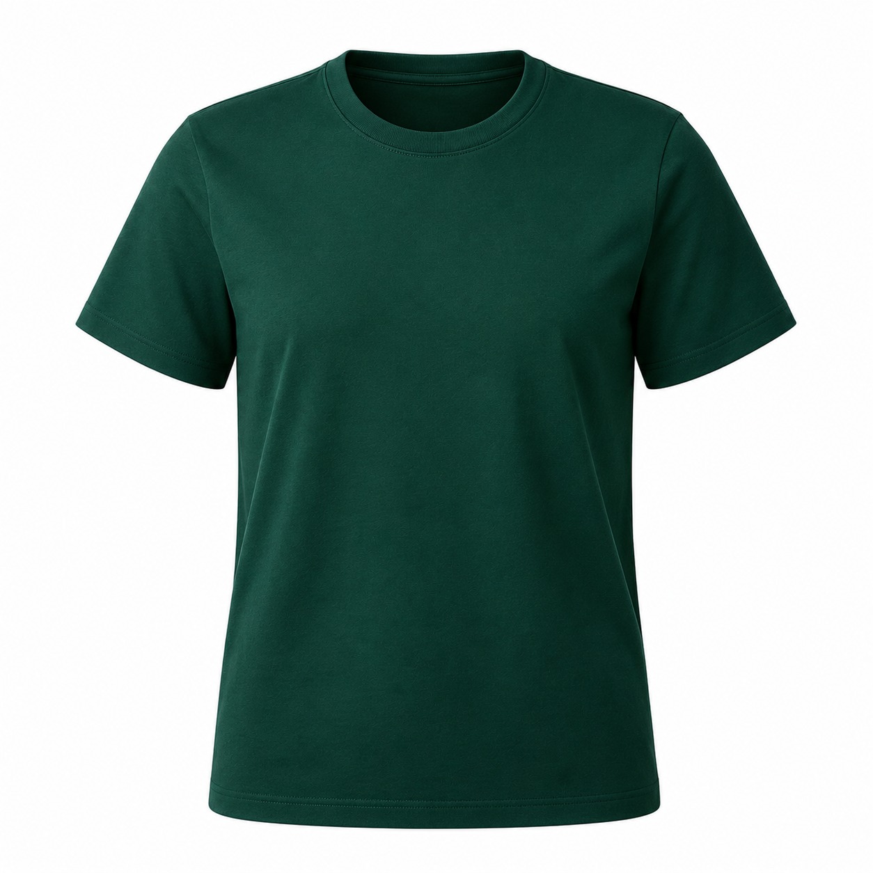 100% Cotton Plain T-Shirt for Kids – Forest Green